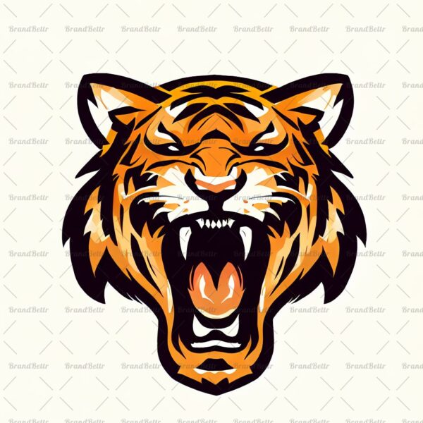 Brüllender Tiger
